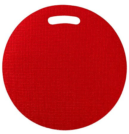 Sitzkissen, Saunakissen, rot, Dampfbadkissen, Saunaunterlage bakterizid und fungizid durch Sanitized®- Veredelung