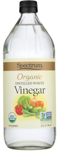 Spectrum Naturals Organic White Distilled Vinegar 32 Fl Oz (Pack of 6)