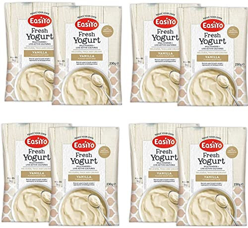 Easiyo Vanilla Yogurt Mix 8 x 230g Sachets - Best Before 29th May 2022