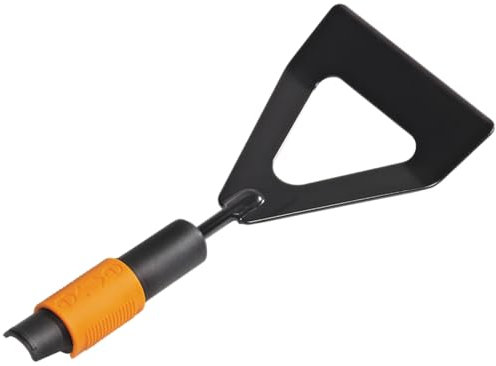 Fiskars Azada ergonómica, Cabezal de herramienta QuikFit, Largo: 12,5 cm, Cabeza de acero al boro, Negro/Naranja, QuikFit, 1000676
