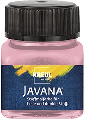 KREUL Peinture Textile 40° JAVANAOpak 20ml Rose, Rosé