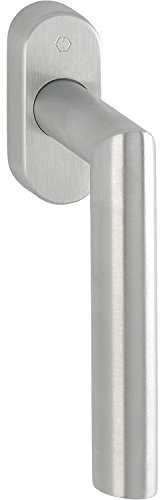 HOPPE Fenstergriff Amsterdam-Secustik, Vierkant 7 x 35 mm, Edelstahl matt, 1969016