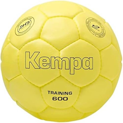 Kempa Training 600 Handball, Yellow, Size 2