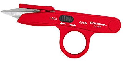 Corona FS 4110 Hydroponic Finger Micro Snips , Red