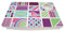 PrimoLiving Knietablett mit Tassenhalterung - 41 x 28,2 x 7,5 cm – Tablett als Laptopunterlage – Sofa oder Bett-Tablett – P-916