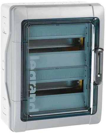 601832 Legrand Coffret Plexo3 étanche Ip65-2 Rangées 12 Modules - Sans Embouts à Perforation Directe