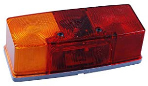 Jokon Dreikammerleuchte BBS(K) 510 L mit und ohne Kennzeichenleuchte links, Rot