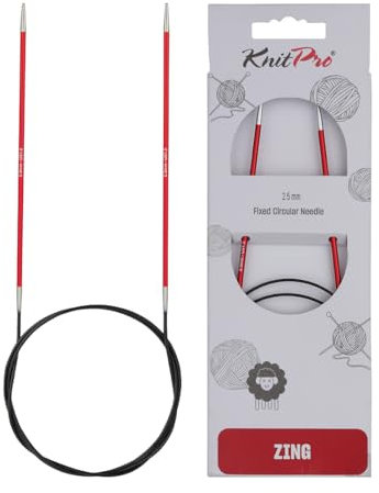 KnitPro Zing Rundstricknadeln 47 (120cm) | 2.5mm