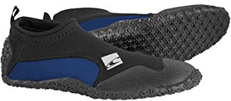 O'NEILL Babys (Mädchen) Youth Reactor 2 2mm Reef Booties Neoprenanzug-Zubehör, Schwarz/Pazifik, X-Large