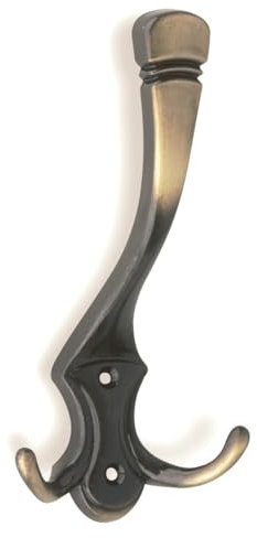 1 Kleiderhaken/Garderobenhaken Haken für Garderobe Siro Camar 547/ZN10 altmessingfarbig