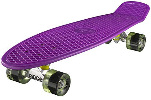 Ridge Skateboards 27 Nickel Mini Cruiser - Skateboard, 69cm, Hecho en el Reino Unido