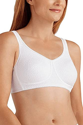 Amoena Women's Mona Molded Wire-Free Bra, White, 36AA