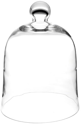 Plymor 10 x 13 Bell Jar Glass Display Dome Cloche (Interior Size 9.5 x 10.5)