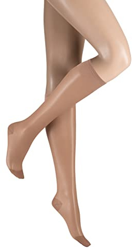 KUNERT dam Glatt & Softig 20 Knähöga strumpor (1-pack)