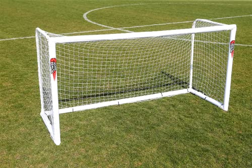 POWERSHOT® But de Foot Pro 2,4 m x 1,8 m - Made in Germany - Garantie 2 Ans et installable à l'année ! (sans Sac de Transport)