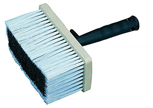 Nespoli Cepillo Rectangular para Pegar, Color Blanco, Fibras sintéticas PVC, Ideal para Aplicar Pegamento para Papel Pintado