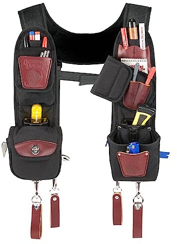 Occidental Leather 1550 Stronghold Light Suspenders with Insta-Vest Package Black