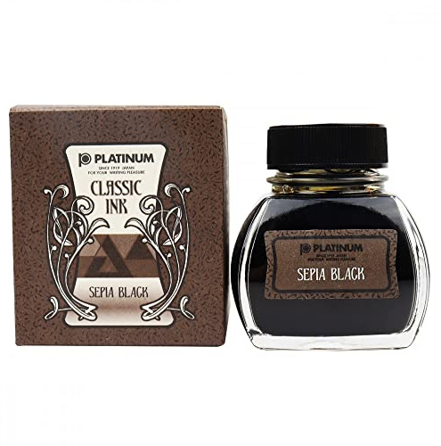 Platinum Classic Ink 60ml Sepia Black