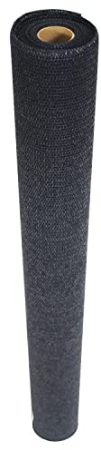 Coolaroo 70% UV Block Prvacy & Screening Fabric - Breathable Fence Cover for Patio, Balcony, Pool, and Play Area, Tear Resistant Windscreen, 6ftx15ft Roll, Black