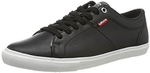 Levi's Homme Woods Baskets, Noir Regular Black 59, 44 EU