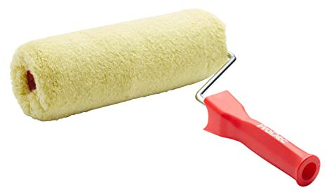 ProDec Rodillo y marco de pintura de mampostería de 9 pulgadas, juego de rodillos de pintura de alta resistencia para pintar con pinturas de mampostería lisas y texturizadas en paredes exteriores