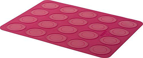 Trudeau 09914057 - Set di 20 fogli per macaron, in silicone, colore: Rosa