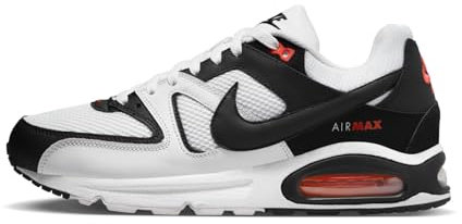 Nike Herren Air Max CommandLaufschuhe, Weiß (White/Black-Max Orange), 40.5
