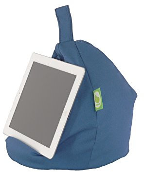 iPad, eReader & Book Mini Bean Bag By Bean Lazy Fits All tablets and eReaders - French Blue