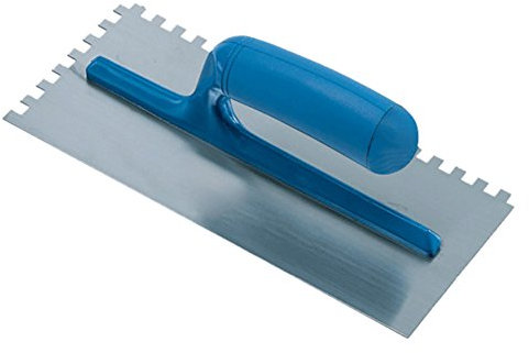 Frattone Dentato Base In Acciaio. Con Manico In Abs.