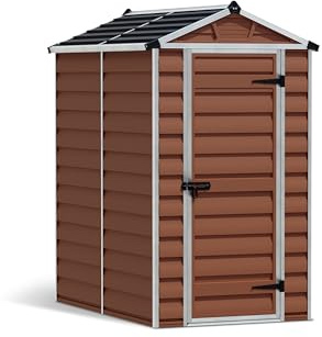 CANOPIA by Palram Tonnelle de Jardin Roma 14.9m² (Gris) Cadre en Aluminium, Panneaux en Polycarbonate, Protection UV, Résistant à la Rouille