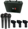 PROEL DM800KIT - 3 Microfoni Dinamici + 3 Supporti in ABS+ Bauletto Per Trasporto e Contenimento