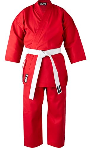 Blitz Student Karate-Anzug, rot, 0000/100cm