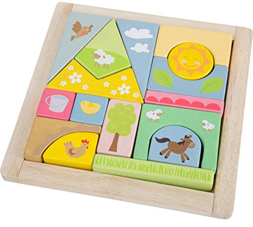 Small Foot 3116 - Steckpuzzle Bauernhof