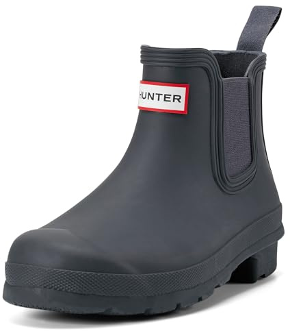 Hunter Womens Original Chelsea Rubber Winter Waterproof Rain Ankle Boots - Midnight - 4