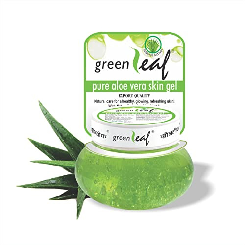 Green Leaf Pure Aloe Vera Skin Gel, Green, 120g