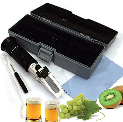 RIFRATTOMETRO 0-32% BRIX ATC PER UVA MOSTO VINO