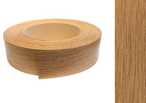 Kantenumleimer Melamin 45mm x 5m mit Schmelzkleber in Eiche mittel natur Dekor