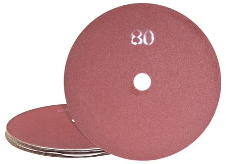 MioTools Fox Sanding Discs, 375 mm, Doublesided, f. Orbital Floor Sanders, Aluminium oxide (PU 10) G60
