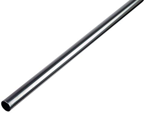 Alberts 433352 Runt rör | Stål | 1000 x 20 x 1,2 mm