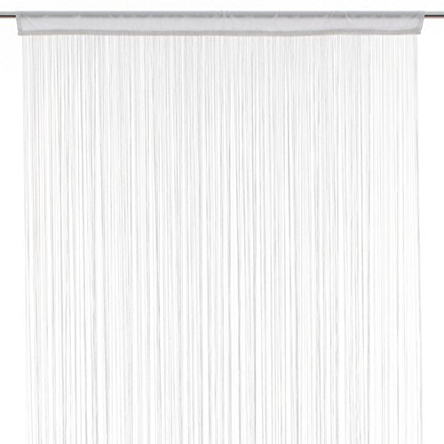 Atmosphera Cortina Hilos – 90 x 200 cm – Blanco