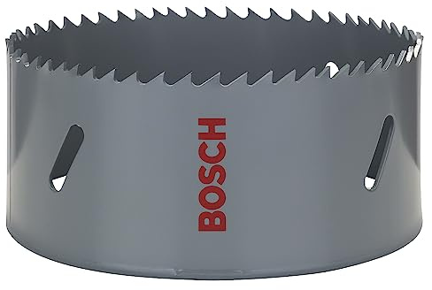 Bosch Professional 1x Sierra de corona HSS bimetálica para corte suave (en distintos materiales, Ø 108 mm, accesorios para taladro)