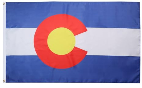 BANDIERA COLORADO 90x60cm - BANDIERA STATO AMERICANO – USA - STATI UNITI 60 x 90 cm - AZ FLAG