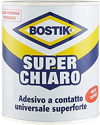 BOSTIK Superclaro adhesivo de contacto universal súper fuerte y súper rápido, lata de 750 ml, amarillo
