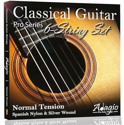 Adagio Pro CLASSICAL Guitar Strings - Normal Tension Nylon - Full Pack/Set