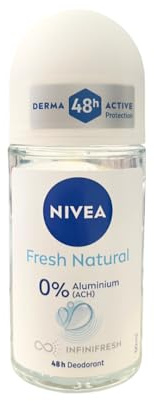 Nivea Deo Fresh Natural Deoroller, utan aluminium, 6-pack (6 x 50 ml)