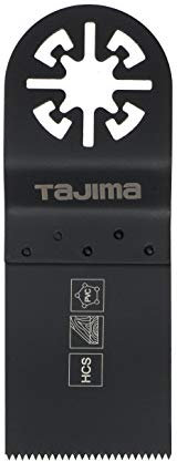 Tajima MHC34 Sägezubehör (Sägeblatt für Multitool; präzise Schnitte in Holz, Kunststoffe, Gipskarton; Universalaufnahme; 34 mm; fein Zahn)