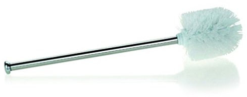 Kela 18965 - Escobilla con Mango de Acero Inoxidable, Color Blanco