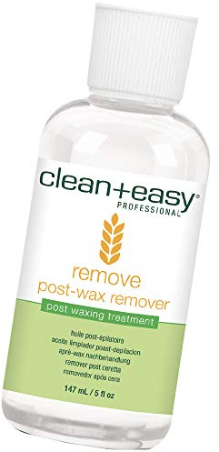 Clean + Easy After Wax Remover Oil for Skin – Post Wax Care & Soothing Residue Remover for Smooth Skin, 5 fl oz
