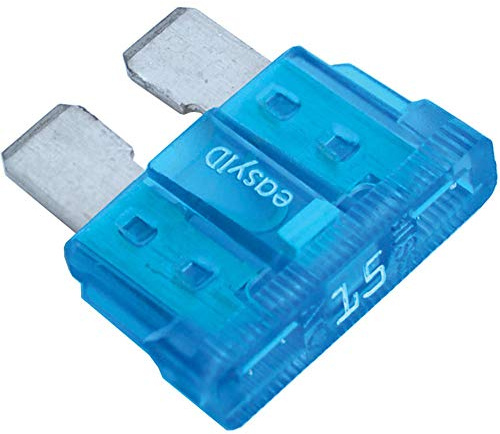 Blue Sea Systems 5295 EasyID Illuminating ATC Fuse, 15 Amp, 2 Pack