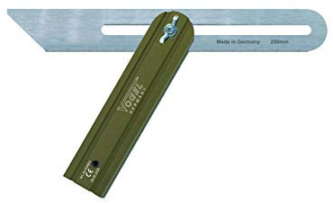 Vogel Germany Stellwinkel (ohne Winkelteilung, Messbereich 250 mm, für Schreiner-/Schlosserarbeiten, Stahlklinge Querschnitt 29x1,6 mm) 504803